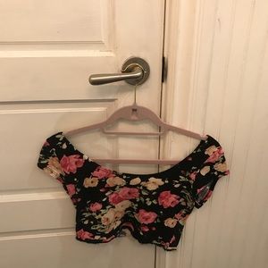 Floral crop top